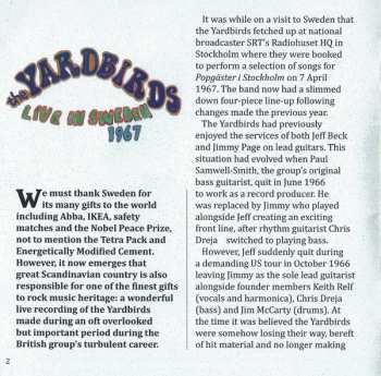 CD The Yardbirds: Live In Sweden DIGI