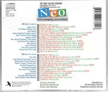 2CD The York Theatre Company: NEO New, Emerging...Outstanding!