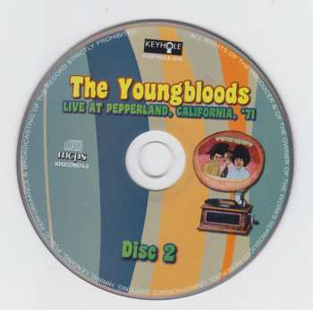 2CD The Youngbloods: Live At Pepperland, California, '71