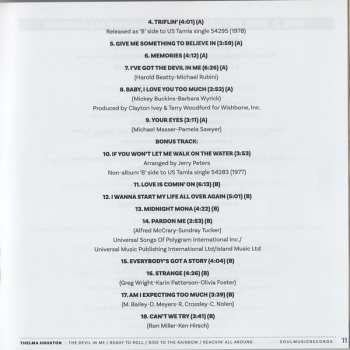 2CD Thelma Houston: The Devil In Me / Ready To Roll / Ride To The Rainbow / Reachin’ All Around