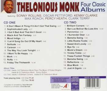 2CD Thelonious Monk: Four Classic Albums