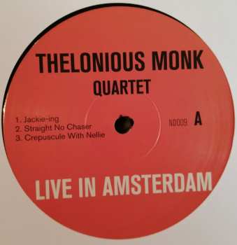 LP Thelonious Monk: Live In Amsterdam
