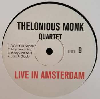 LP Thelonious Monk: Live In Amsterdam
