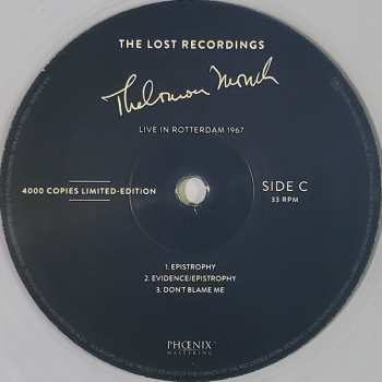 2LP/Dobozkészlet Thelonious Monk: Live In Rotterdam 1967 LTD | NUM | CLR