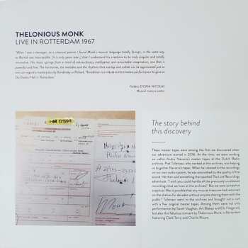 2LP/Dobozkészlet Thelonious Monk: Live In Rotterdam 1967 LTD | NUM | CLR