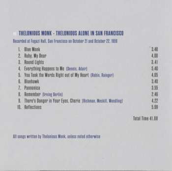 10CD/Dobozkészlet Thelonious Monk: Milestones Of A Legend