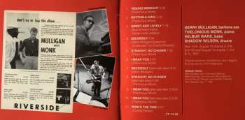 CD Thelonious Monk: Mulligan Meets Monk