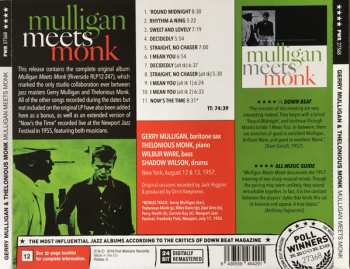 CD Thelonious Monk: Mulligan Meets Monk
