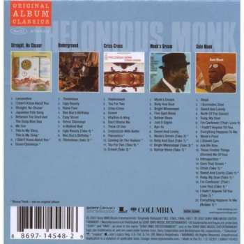 5CD/Dobozkészlet Thelonious Monk: Original Album Classics