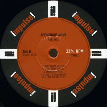 LP Thelonious Monk: Palo Alto
