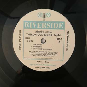 LP Thelonious Monk Septet: Monk's Music