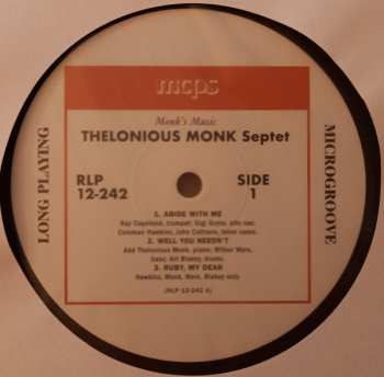 LP Thelonious Monk Septet: Monk's Music LTD