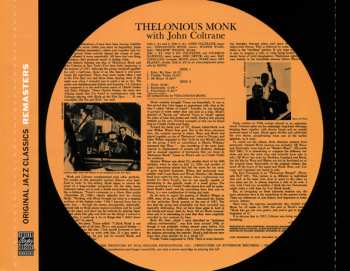 CD John Coltrane: Thelonious Monk With John Coltrane