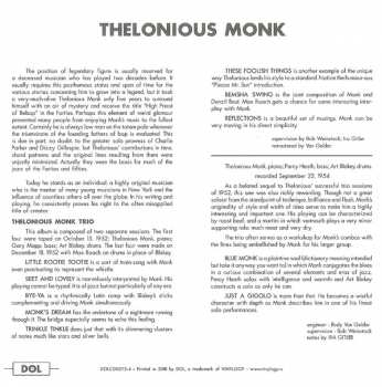 5CD/Dobozkészlet Thelonious Monk: Timeless Classic Albums