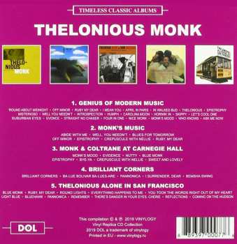 5CD/Dobozkészlet Thelonious Monk: Timeless Classic Albums -  The Genius