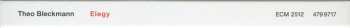 CD Theo Bleckmann: Elegy