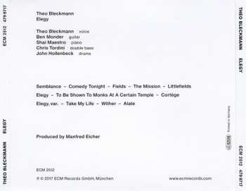 CD Theo Bleckmann: Elegy