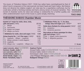 CD Théodore Dubois: Chamber Music