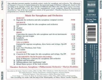 CD Philharmonia Orchestra: Music For Saxophone And Orchestra