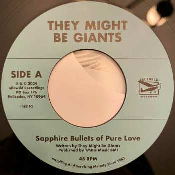 SP They Might Be Giants: stelluB b/w Sapphire Bullets of Pure Love