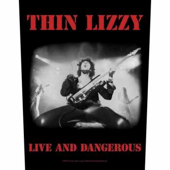 Merch Thin Lizzy: Hátfelvarró Live & Dangerous