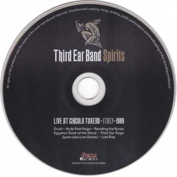 CD Third Ear Band: Spirits (Live At Circolo Tuxedo•Italy•1989)