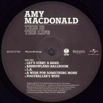 LP Amy Macdonald: This Is The Life