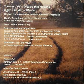 CD Thomas Friz: Endlich