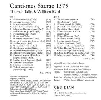2CD William Byrd: Cantiones Sacrae 1575