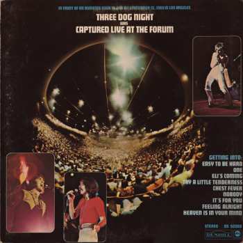Album Three Dog Night: Captured Live At The Forum