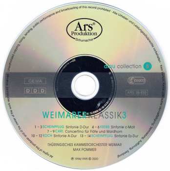 CD Max Pommer: Weimarer Klassik