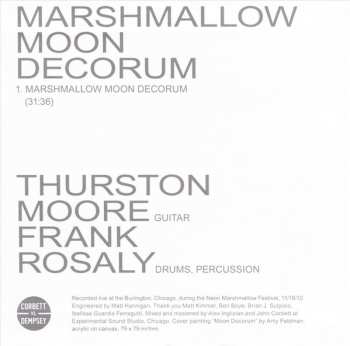 CD Thurston Moore: Marshmallow Moon Decorum