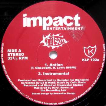 LP Tilson: Action / Kisses