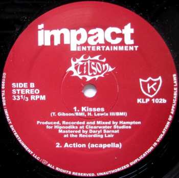 LP Tilson: Action / Kisses