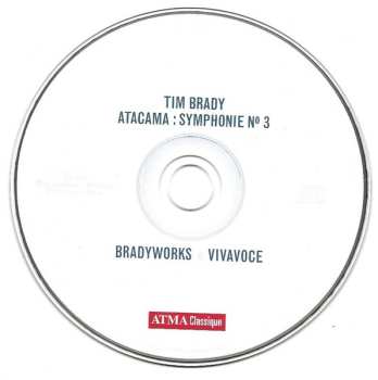 CD Tim Brady: Atacama: Symphonie No 3