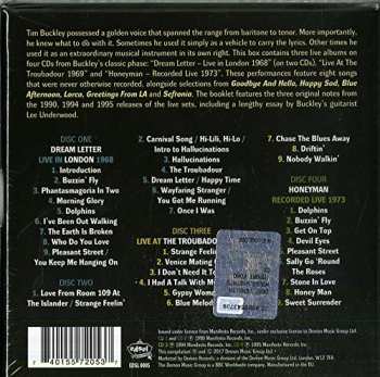 4CD/Dobozkészlet Tim Buckley: Buzzin' Fly - Live Anthology 1968 - 1973