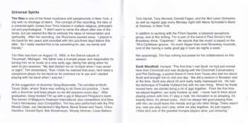 CD Tim Ries Quintet: Universal Spirits