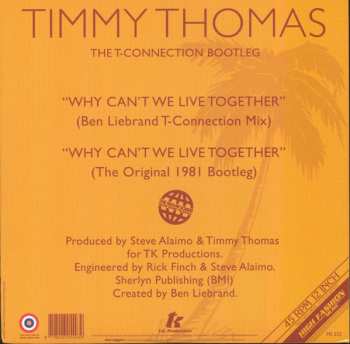 LP Timmy Thomas: Why Can't We Live Together