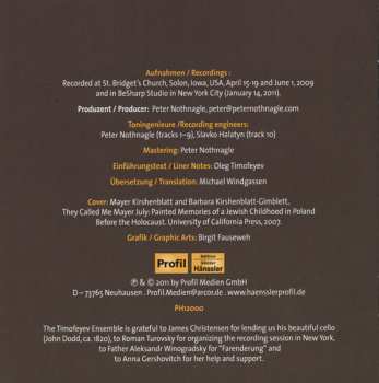 CD Timofeyev Ensemble: Shloyme