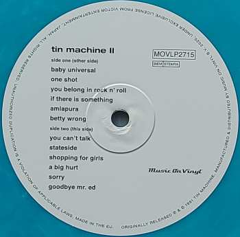 LP Tin Machine: Tin Machine II LTD | NUM | CLR