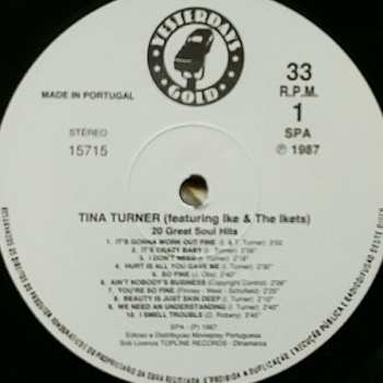 LP Tina Turner: 20 Great Soul Hits