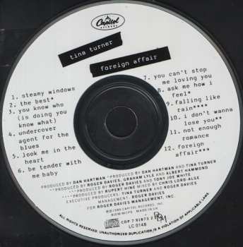 CD Tina Turner: Foreign Affair