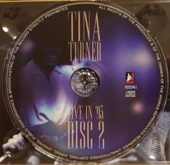 2CD Tina Turner: Tina Turner Live In '93