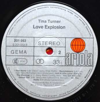 LP Tina Turner: Love Explosion