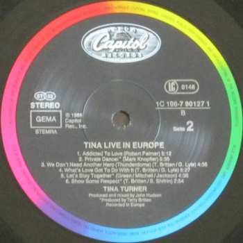 2LP Tina Turner: Tina Live In Europe