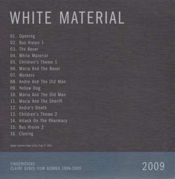5CD/Dobozkészlet Tindersticks: Claire Denis Film Scores 1996-2009