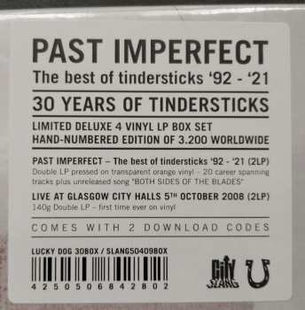 4LP/Dobozkészlet Tindersticks: Past Imperfect: The Best Of Tindersticks '92 - '21 LTD | DLX | NUM | CLR