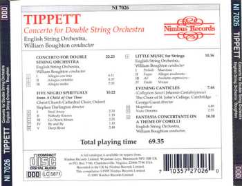 CD William Boughton: Concerto for Double String Orchestra - Fantasia Concertante on a Theme of Corelli - Five Negro Spirituals from A Child of our Time - Little Music for Strings - Magnificat and Nunc Dimittis