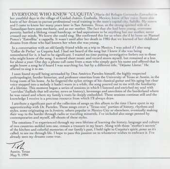 CD Tish Hinojosa: Frontéjas