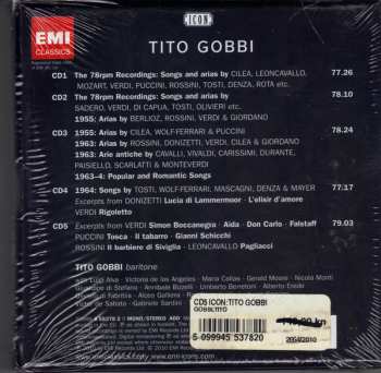 5CD/Dobozkészlet Tito Gobbi: Complete Solo Recordings